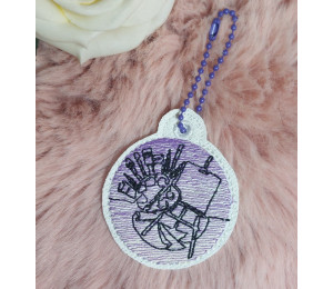 2€ ZUSATZTÜRCHEN 8. Dezember - Stickserie - ITH Anhänger Hobbies und Berufe